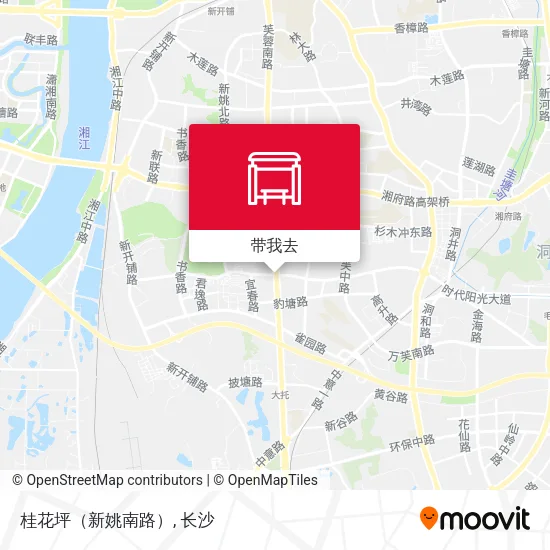 桂花坪（新姚南路）地图