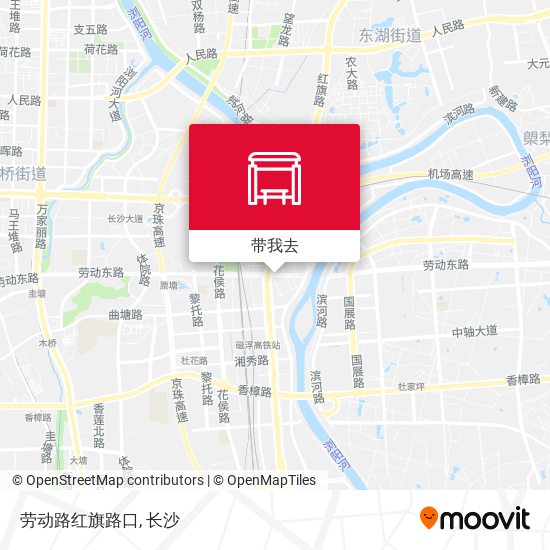 劳动路红旗路口地图