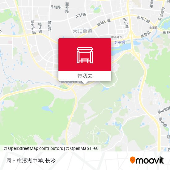 周南梅溪湖中学地图