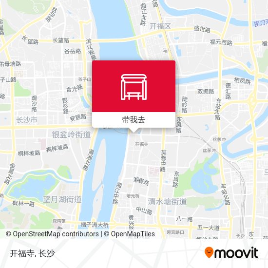 开福寺地图