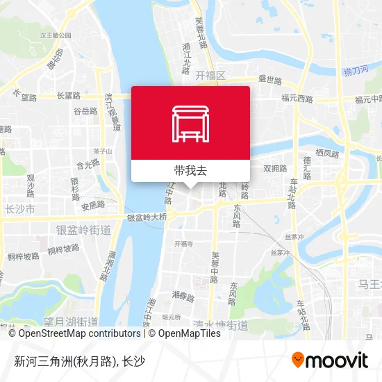 新河三角洲(秋月路)地图