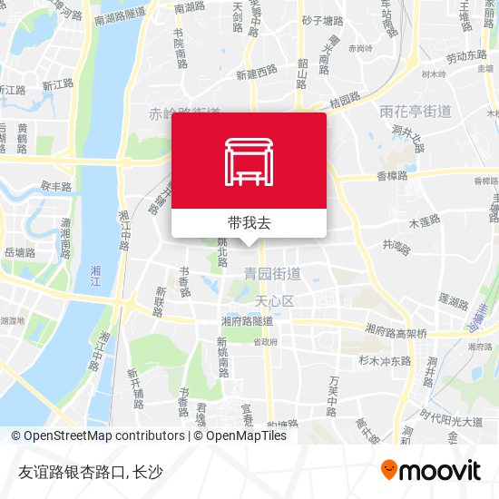 友谊路银杏路口地图