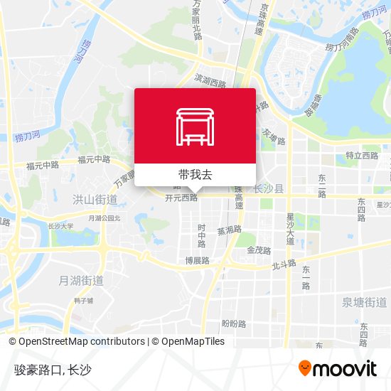骏豪路口地图