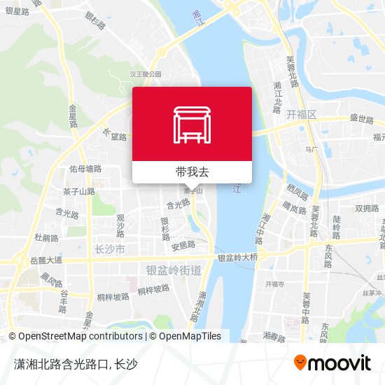 潇湘北路含光路口地图