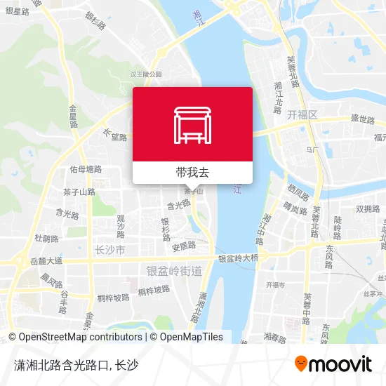 潇湘北路含光路口地图