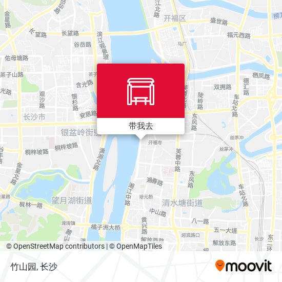 竹山园地图