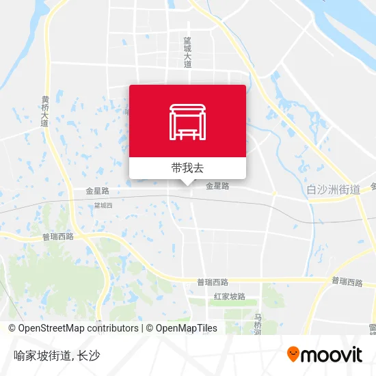 喻家坡街道地图
