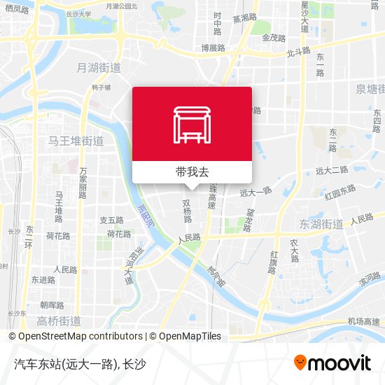 汽车东站(远大一路)地图