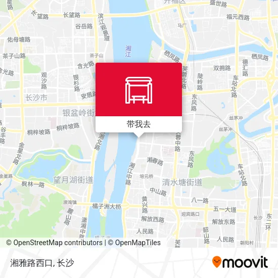 湘雅路西口地图