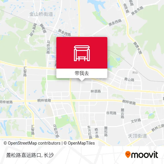 麓松路嘉运路口地图