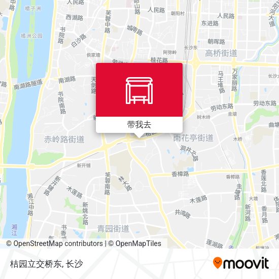 桔园立交桥东地图