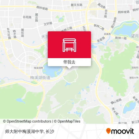 师大附中梅溪湖中学地图