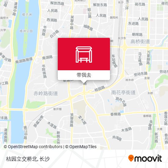 桔园立交桥北地图