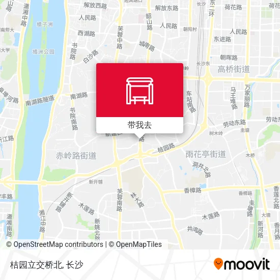 桔园立交桥北地图