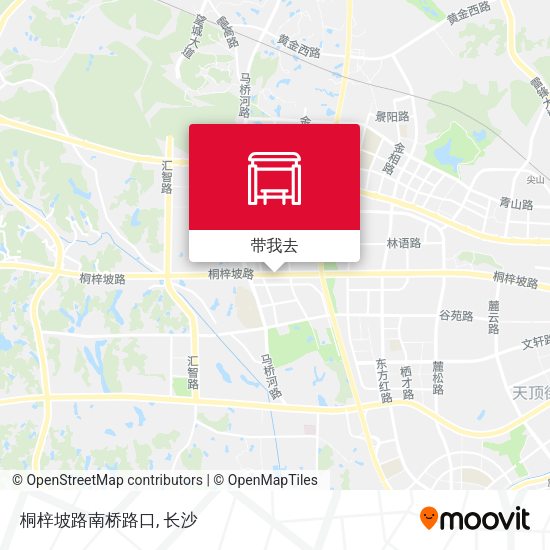 桐梓坡路南桥路口地图