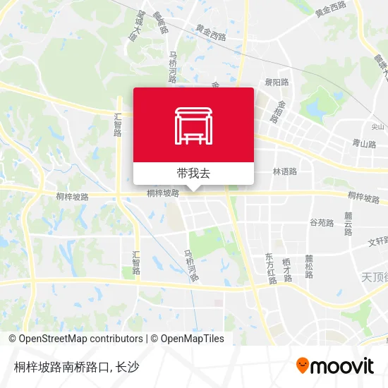 桐梓坡路南桥路口地图