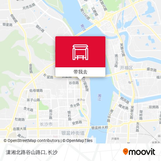 潇湘北路谷山路口地图