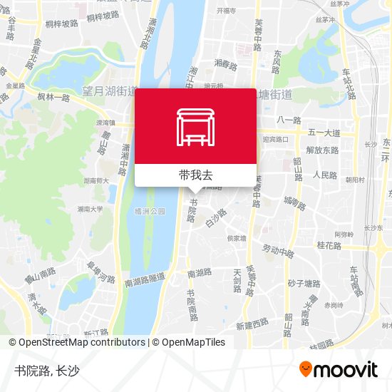 书院路地图