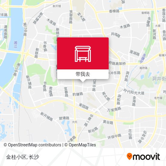 金桂小区地图