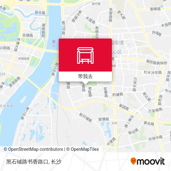 黑石铺路书香路口地图