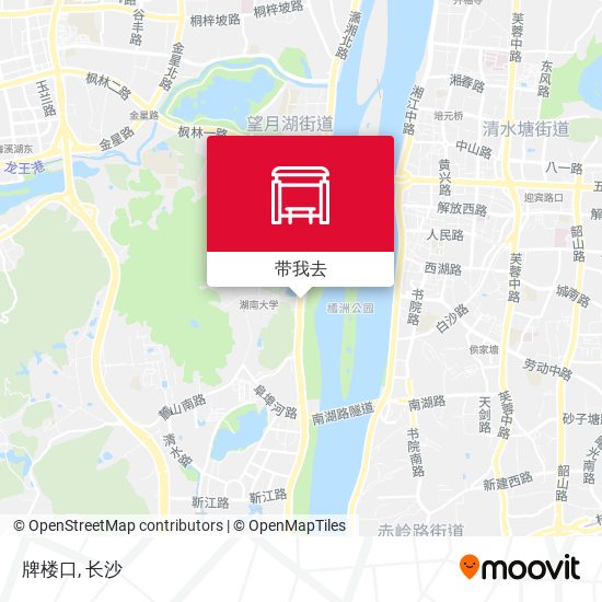 牌楼口地图
