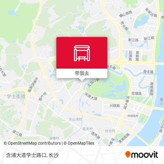 含浦大道学士路口地图