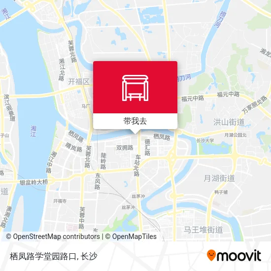 栖凤路学堂园路口地图
