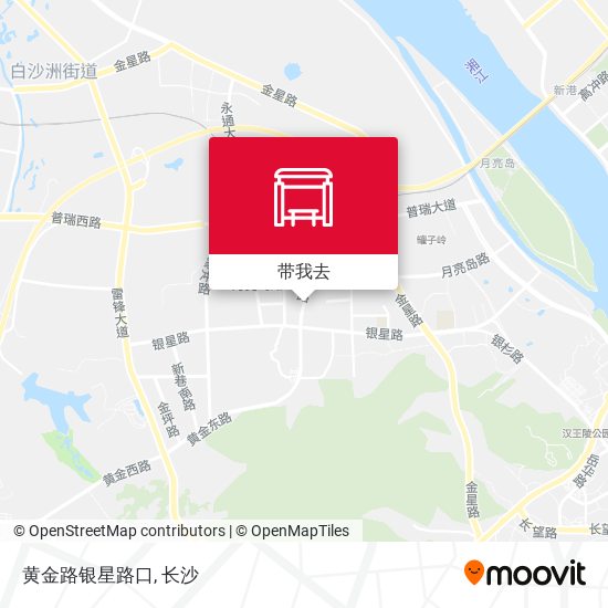黄金路银星路口地图