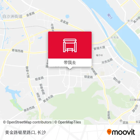黄金路银星路口地图