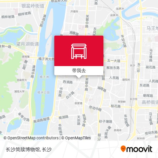 长沙简牍博物馆地图