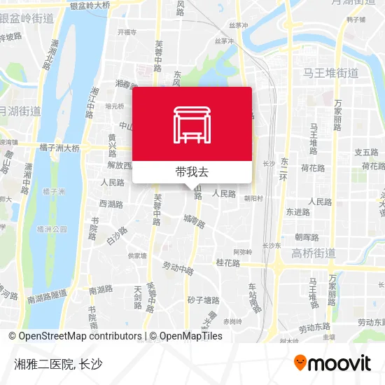 湘雅二医院地图