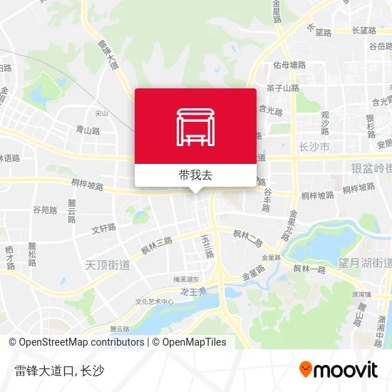 雷锋大道口地图