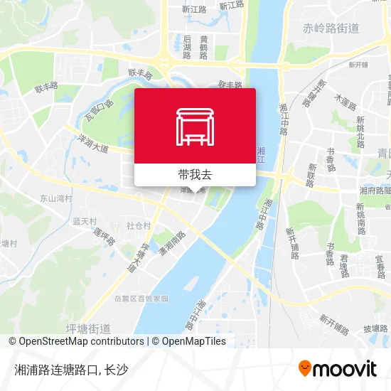 湘浦路连塘路口地图
