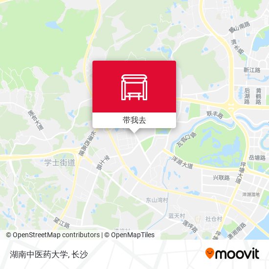 湖南中医药大学地图