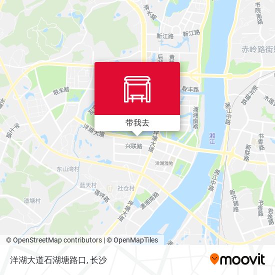 洋湖大道石湖塘路口地图
