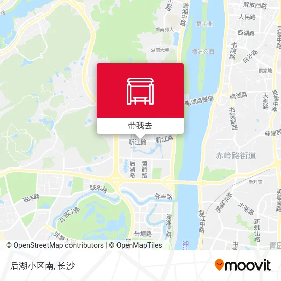 后湖小区南地图