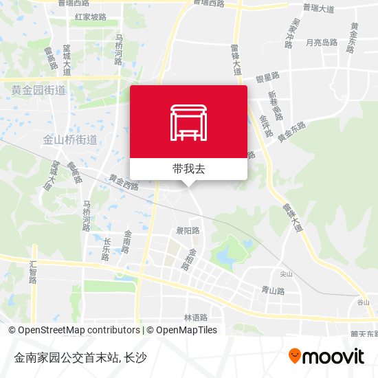 金南家园公交首末站地图