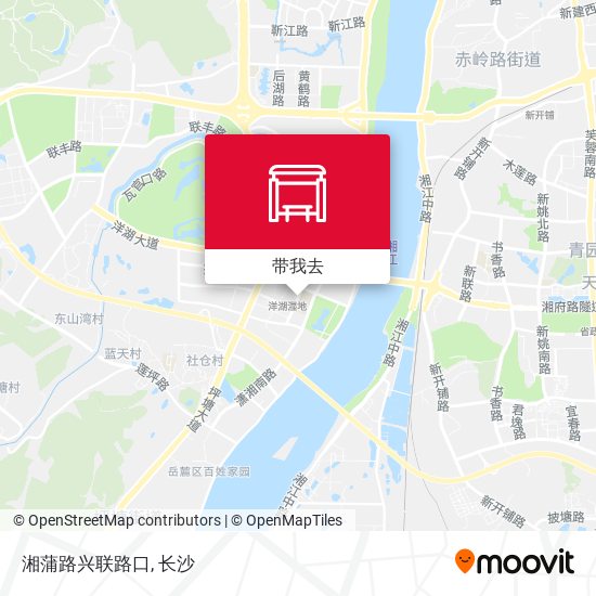 湘蒲路兴联路口地图