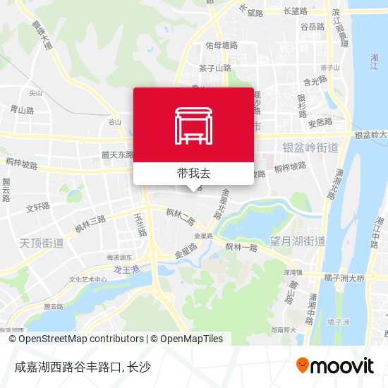 咸嘉湖西路谷丰路口地图