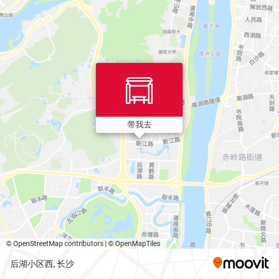 后湖小区西地图