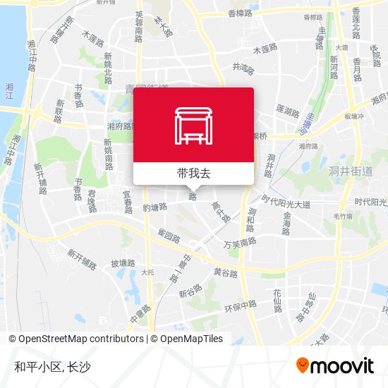 和平小区地图