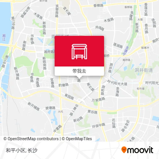 和平小区地图