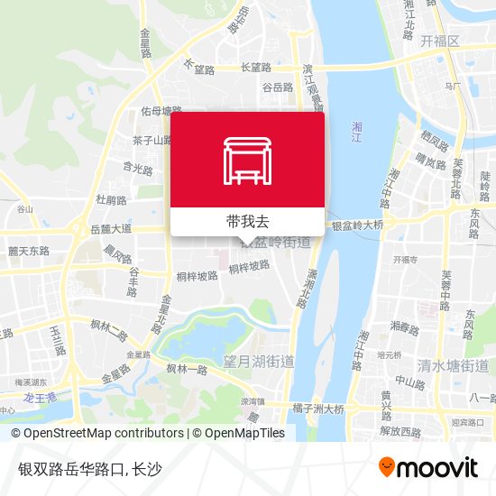 银双路岳华路口地图