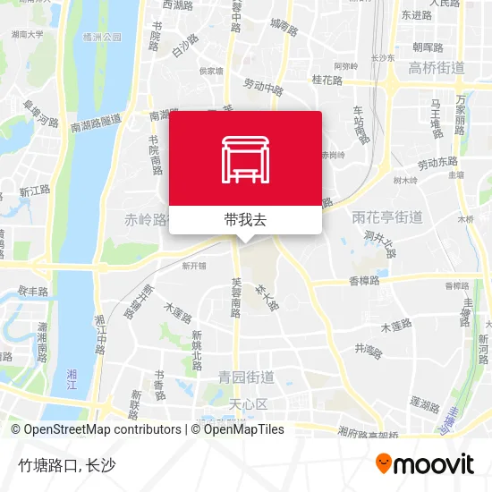 竹塘路口地图