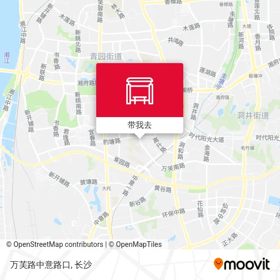 万芙路中意路口地图