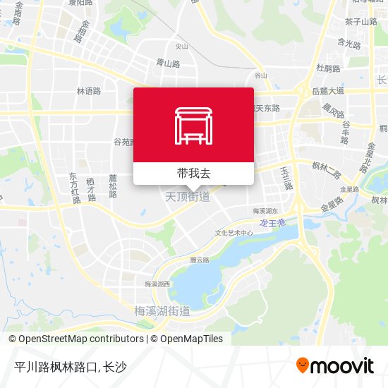 平川路枫林路口地图