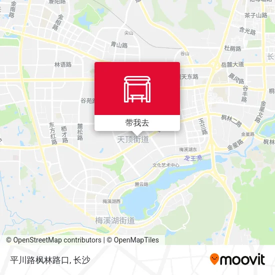 平川路枫林路口地图
