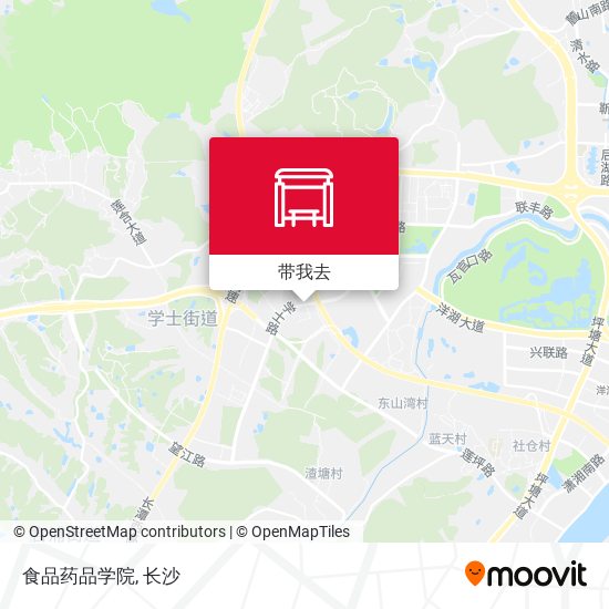 食品药品学院地图