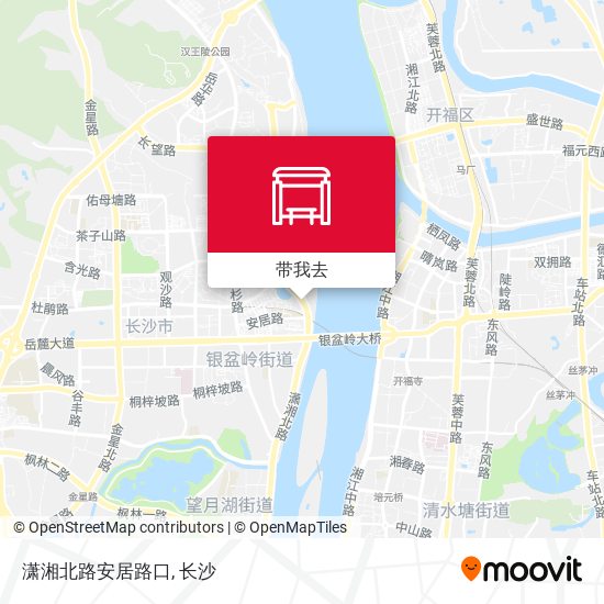潇湘北路安居路口地图