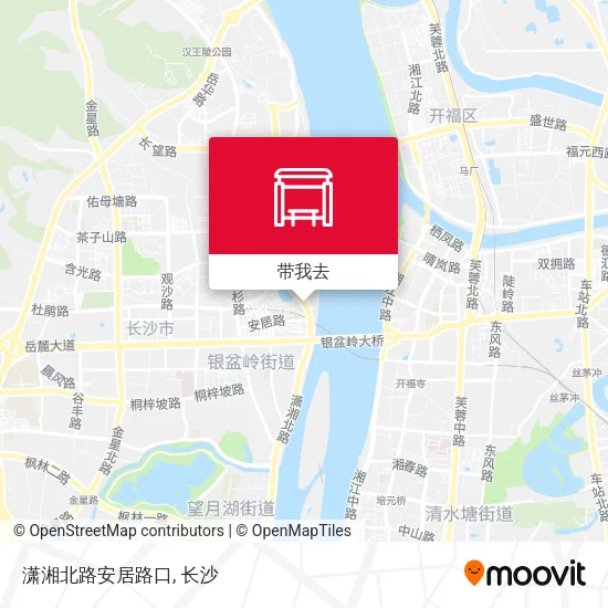 潇湘北路安居路口地图